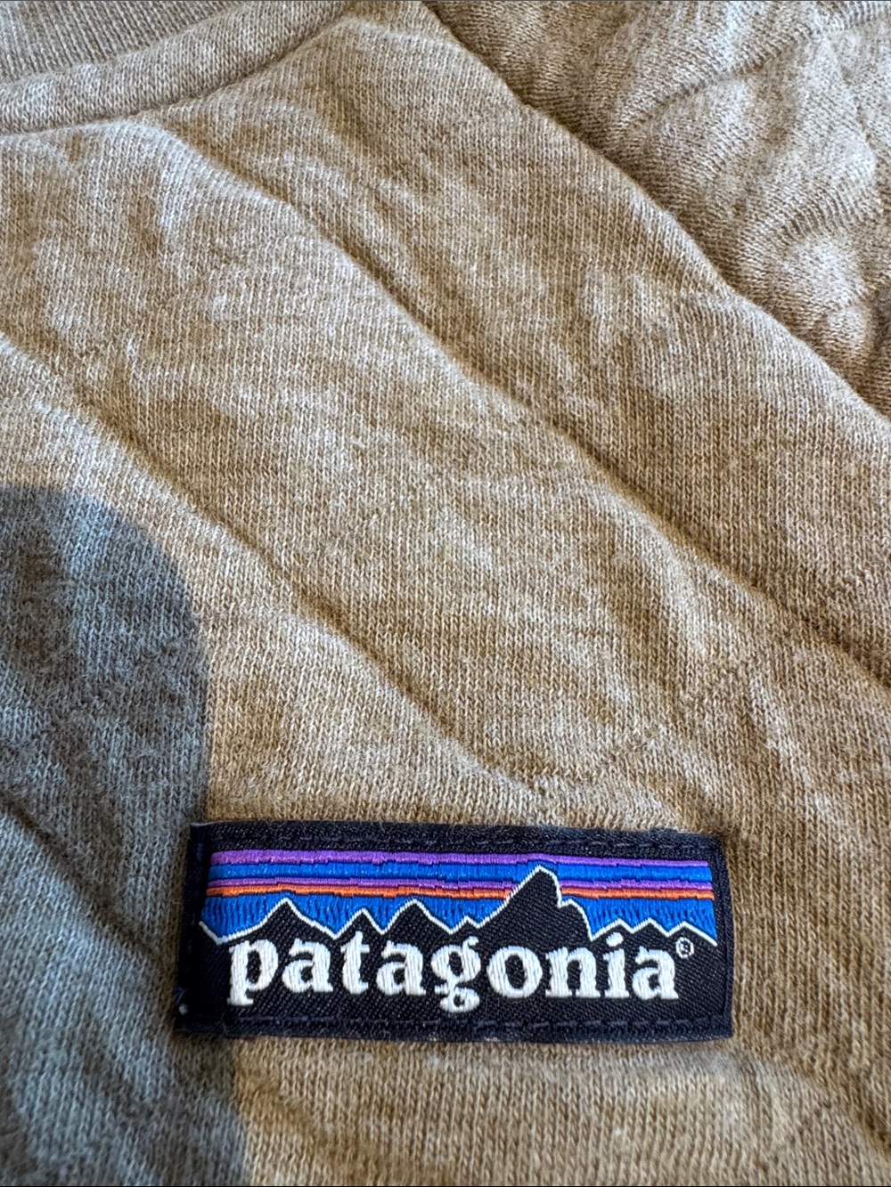 Patagonia Quilted Crewneck Sweatshirt - Taupe - Picture 2 of 4